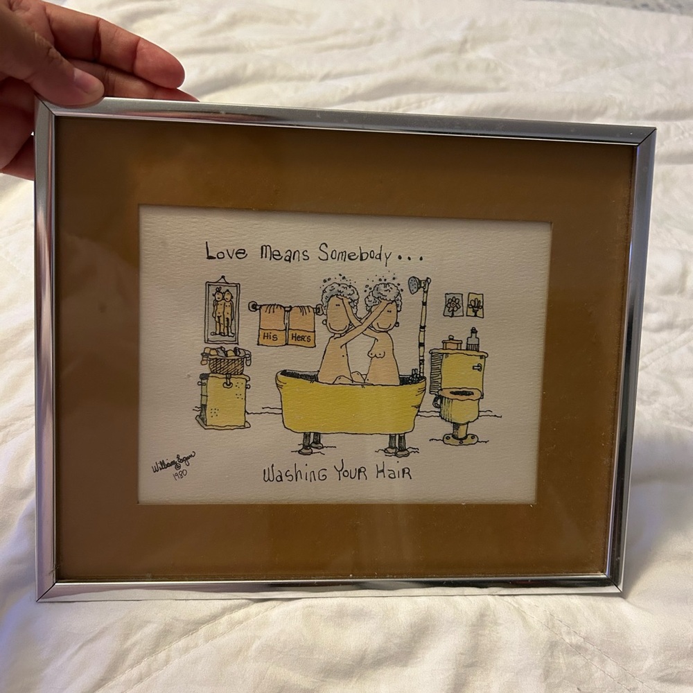 Silver and Gold Picture Frame